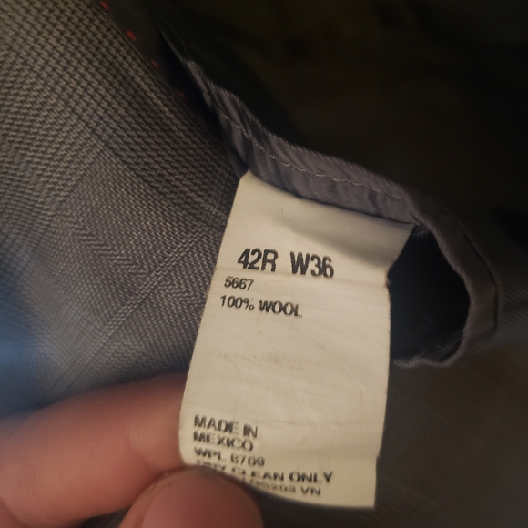 Grey suit size 42R - Picture 2 of 4